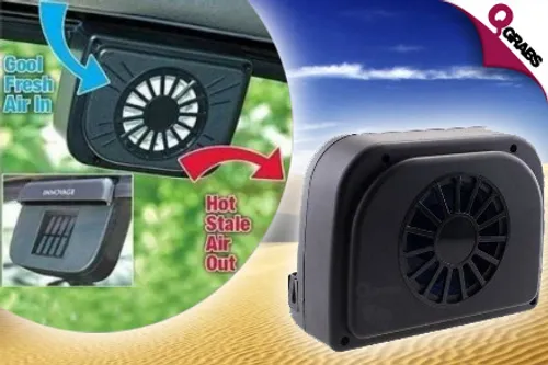 For QR89, Keep your car cool with the Auto Cool Solar Fan (QR210 Value)